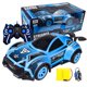 thumbnail image 2 of Partheme Novelty Toys 2 Counts 2.4G Cool Light Music Remote Control Car Four-Way Drift Off-Road Toys Blue, 2 of 2