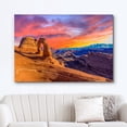 thumbnail image 2 of wall26 Canvas Print Wall Art Arizona Southwest Canyon Pastel Sunset Nature Wilderness Photography Realism Rustic Scenic Landscape Zen Colorful for Living Room, Bedroom, Office - 12x18 inches, 2 of 5