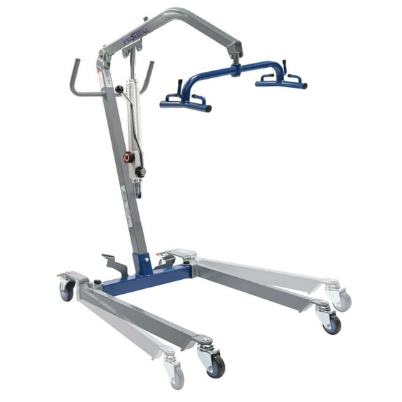 ProHeal Portable Hydraulic Patient Lift for Home Use - 6 Point Spreader - Electric Upgradable - Expandable Base, Compact