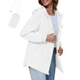 thumbnail image 2 of Women's Portable Lightweight Jacket Waterproof Packaway Hooded Raincoat Autumn Travel​​, 2 of 9