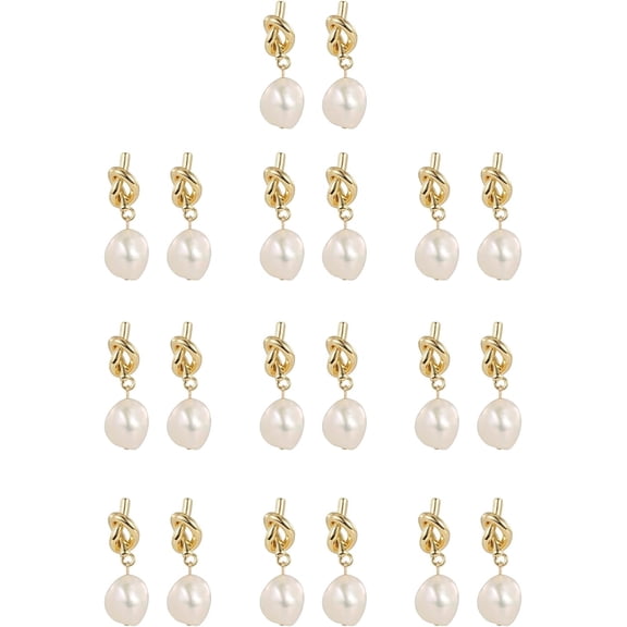 Pearl Drop Earrings Long Pearl Earrings Crystal Wedding Earrings for Brides, Bridesmaid, Bridal Earrings for Wedding Hypoallergenic Elegant Wedding Crystal Pearl Tassel Earrings for Bridal