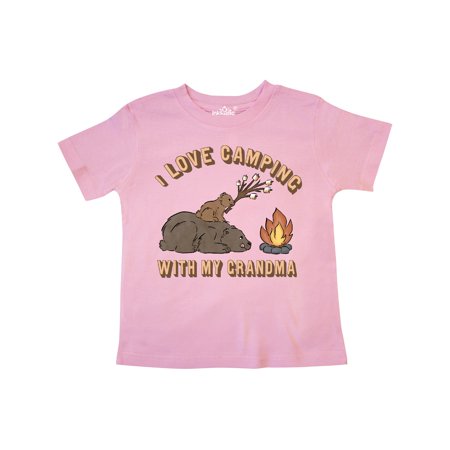 

Inktastic I Love Camping With My Grandma Gift Toddler Boy or Toddler Girl T-Shirt