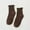 czb# Coffee140, variant on Wuxian Fluffy Socks Ruffles Trim Casual Cotton Crew Socks Solid Color Knit Low Ankle Fashion Soft Comfy Dailywear,Army Green,One Size