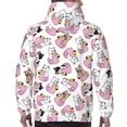 thumbnail image 7 of Fotbe Men's Hoodie with French Bulldog Duck Pattern - Kangaroo Pocket Pullover Hooded Sweatshirt, Perfect for Daily Wear, Travel, and Home-, 7 of 7
