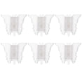 thumbnail image 1 of Shisuyan Sliding Patio Door Security Lock Transparent 6Pcs 3.0x2.4x0.2In, 1 of 8