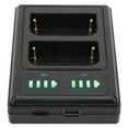 thumbnail image 2 of Battery Dual Port Charger, Micro USB Interface Plastic Dual Charger, Smart DC 5V Outdoor Activities For Camera Charging, 2 of 8