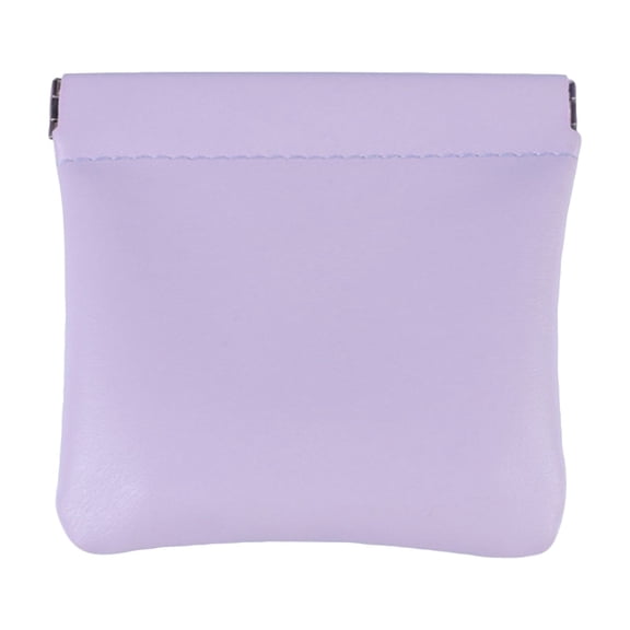 2026 New Snap Closure Leather Organizer Pouch, Pocket Cosmetic Bag, Self Closing Lambskin Makeup Pouch, No Zipper Self-Closing Pocket Cosmetic Bag