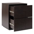 thumbnail image 2 of Dark Brown Nightstand - Modern Wooden Bedroom Side Table, 2 of 5