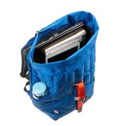 ZIPIT Puffer Backpack, High School and College Bag, Padded Laptop Compartment, Tear Resistant (Blue)