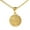 Gold, variant on PAMTIER Men's Women's Stainless Steel Hip Hop Punk Sports Lover Basketball Pendant Necklace Black