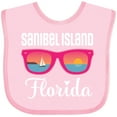 thumbnail image 3 of Inktastic Sanibel Island Florida Vacation Girls Baby Bib, 3 of 4