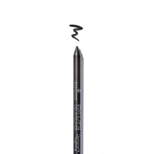 Delineador de ojos en gel essence Stay & Play supersuave y resistente al agua negro