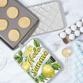thumbnail image 5 of Hello Summer Lemons Oven Mitts 2 Pcs Pot Holders Sets Heat Resistant for Kitchen Cooking Baking 7"x9.8", 5 of 7