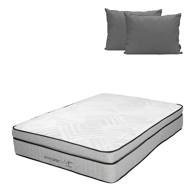 Colchón Queen Lipa + Almohada 2 Pack