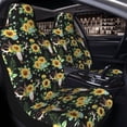 thumbnail image 4 of Goofa Sunflower Skull Boho Printed Car Seat Covers, Automotive Seat Covers for Cars Trucks and SUVs, Quick Setup Universal Fit Elastic Seat Covers-1, 4 of 6