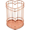 thumbnail image 1 of Miangastore Heart Shape Desktop Pen Container Metal Craft Makeup Brush Pot Nordic Style Pen Holder, 1 of 7