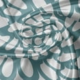 thumbnail image 5 of Ambesonne Art Nouveau Window Valance, Retro Curves Tile, 54" X 12", Teal and White, 5 of 5