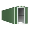 thumbnail image 3 of vidaXL Storage Shed Outdoor Storage Shed for Backyard Patio Galvanized Steel, 3 of 7