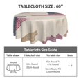 thumbnail image 2 of ZUMAS pink flower Round Tablecloths Are Soft And Comfortable, Re-Washable, Suitable For Cafes, Buffets, Picnics, Weddings And Parties., 2 of 7