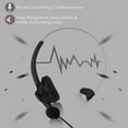thumbnail image 4 of Xinyolin H300 Customer Service Headset Lossless Noise Reduction Breathable 3.5mm RJ9 MIC Long Cable Call Center Headphone for Telemarketing, 4 of 8