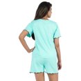 thumbnail image 5 of Inkmeso 2 Pcs Sleepwear Sets For Women Short Sleeve T Shirt & Shorts Loungewear, 5 of 7