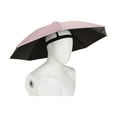 thumbnail image 2 of Naierhg 69CM UV Protection Umbrella Hat Hands-Free Sun Blocking Umbrella Hat with Elastic Headband Waterproof Adults Outdoor Fishing Folding Umbrella Hat, 2 of 8