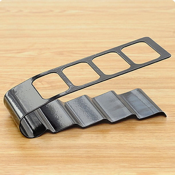 Estante de soporte de almacenamiento de control remoto de 4 compartimentos, Gadgets para el hogar de escritorio Organizador de contenedor de , negro Hugo Estante del sostenedor del soporte