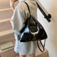 thumbnail image 3 of Bolso de mujer de gran capacidad, nuevo estilo de primavera 2025, informal, versátil, a la moda, para estudiantes, bolso de mano, mochila para desplazamientos, 3 of 5