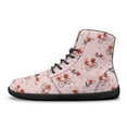 thumbnail image 6 of Psesaysky Love Bike Printed Sneakers for Valentine's Day High-Top Minimalist Barefoot Shoes for Ladies Size 6-13.5, 6 of 7