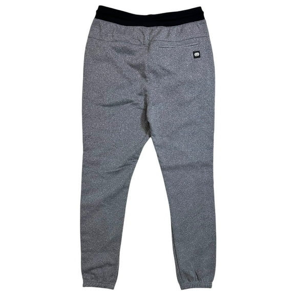 Ecko Unltd Men's Sweatpants Side Logo Tape Fleece Jogger (Small, Grey Marled)