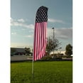 thumbnail image 3 of Signworld 16' Advertising Swooper Flag Pole Hardware with Ground Spike - Pack of 4, 3 of 3