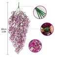 thumbnail image 4 of Admiralty Willows Artificial Hanging Plants, 2Pcs Fake Rattan Vines for Home Decoration - 80cm Wall Hanging Greenery for Indoor & Outdoor Wedding Decor, Balkon & Garden Accents, 4 of 7