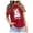 Red, variant on Halloween Shirts for Women Halloween Ghostly Printed T Shirt Adorable Tee For Festive Women Red M