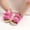 Pink, variant on Herrnalise Baby Girls Sandals Stripe Solid Color Summer Flat Shoes Infant First Walkers