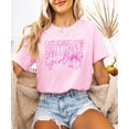 thumbnail image 2 of Floral Birthday Girl Shirt for Women, Teens & Kids Pink Coquette Bow Party T-Shirt Pink Shirt Adult 2XL, 2 of 4