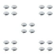 thumbnail image 2 of VONKY 4bags Convenient Circular Overflow Hole Cover - Easy Installation And Maintenance Ceramic Wash Basin Overflow Hole Cover Single layer 5Set, 2 of 6