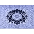 thumbnail image 1 of Ahgly Company Indoor Rectangle Medallion Blue Traditional Area Rugs, 5' x 7', 1 of 4