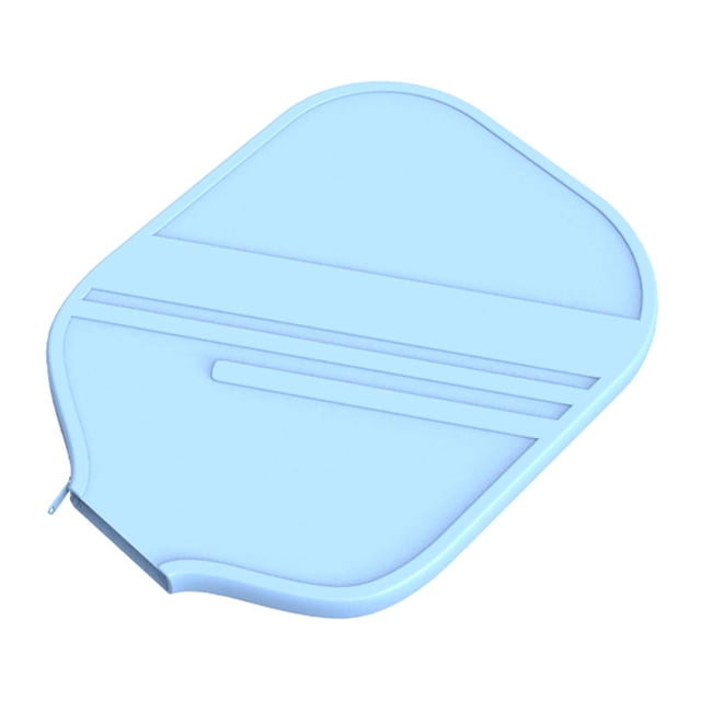 QualitChoice Pickleball Racket Cover Portable Pickleball Racket Black Case Pocket Storage Blue 274x214x16mm