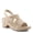 BONE, variant on Secretkiss Women’s Elastic Strap Sandal with Stable Block Heel Comfort