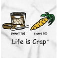 thumbnail image 2 of Sad Diet Food Want Ice Cream Adult Men's Graphic T Shirt Tees Brisco Brands M, 2 of 4