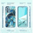 thumbnail image 7 of i-Blason Cosmo Series Case for Samsung Galaxy A52 & Galaxy A52s 5G/4G (2021 Release), Slim Full-Body Stylish Protective Case with Built-in Screen Protector (Ocean), 7 of 7