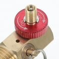 thumbnail image 3 of FONDOTIN 2Pcs Air Compressor Brass Safety Valve Manifold with Relief Bypass and Fill Port for Home Use, 3 of 6
