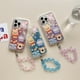 thumbnail image 2 of Compatible Con Samsung Galaxy A73 A53 A33 A23 A13 A72 A52s A52 A42 A32 A22 A12 M32 Lovely Winnie the Pooh Bear Funda Con Pulsera De Cristal Purpurina Gao Jiahui unisex, 2 of 2