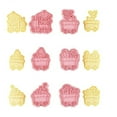 thumbnail image 1 of Crea formas festivas con moldes de árboles, Papá Noel y renos para delicias navideñas Cortadores de galletas navideños en 3D, 1 of 8