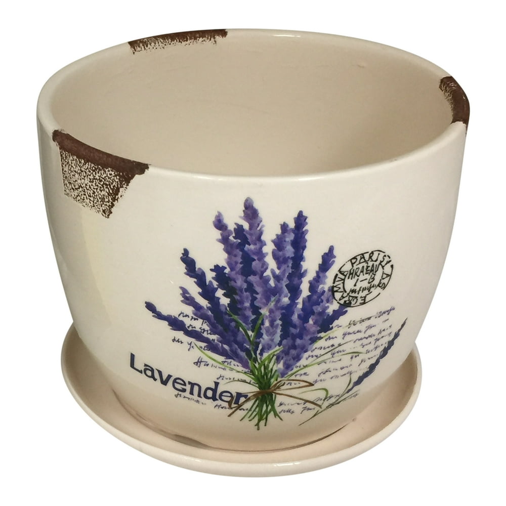 indoor ceramic planters with saucer