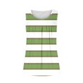 thumbnail image 5 of Womens Tank Top $4.98 Plus Size Sleeveless Stripe Printed Round Neck Pleated Summer Tank Green M, 5 of 5