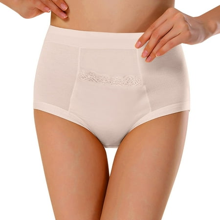 l Pocket Underwear Ladies High Waist Leakage Pants High Women Underwear and Lingerie Set Lane Women Underwear Bikini Lace Swim 26 Underwear ceangrtro Khaki (3Packs) Khaki (3Packs)