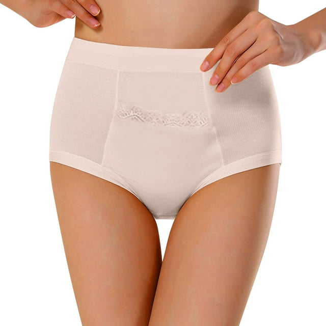 Kogui sous-Vêtements pour Femmes Taille Haute Culotte Sans Couture Douce Invisible Extensible (Kaki,TTTG)