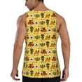 thumbnail image 3 of Xecao Car Tent Trees Men's Tank Top Workout Quick Dry Sleeveless Gym Jogging Muscle Shirts Summer Swim Beach Tops, 3 of 9