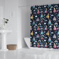 thumbnail image 2 of Dark Blue Princess Castle Pattern Shower Curtain 72"x72" ,Bathroom Decorative Shower Curtains Set with 12 Hooks,Modern Waterproof Washable Shower Curtain, 2 of 6